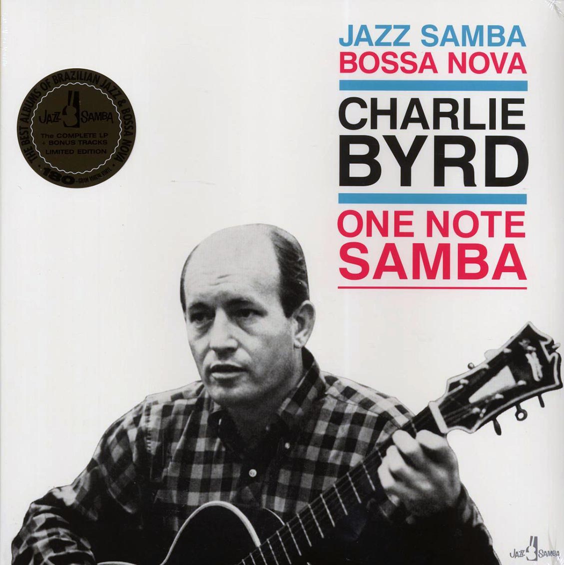 Charlie Byrd - One Note Samba (+bonus tracks) (ltd. ed.) (180g) vinyl LP front cover
