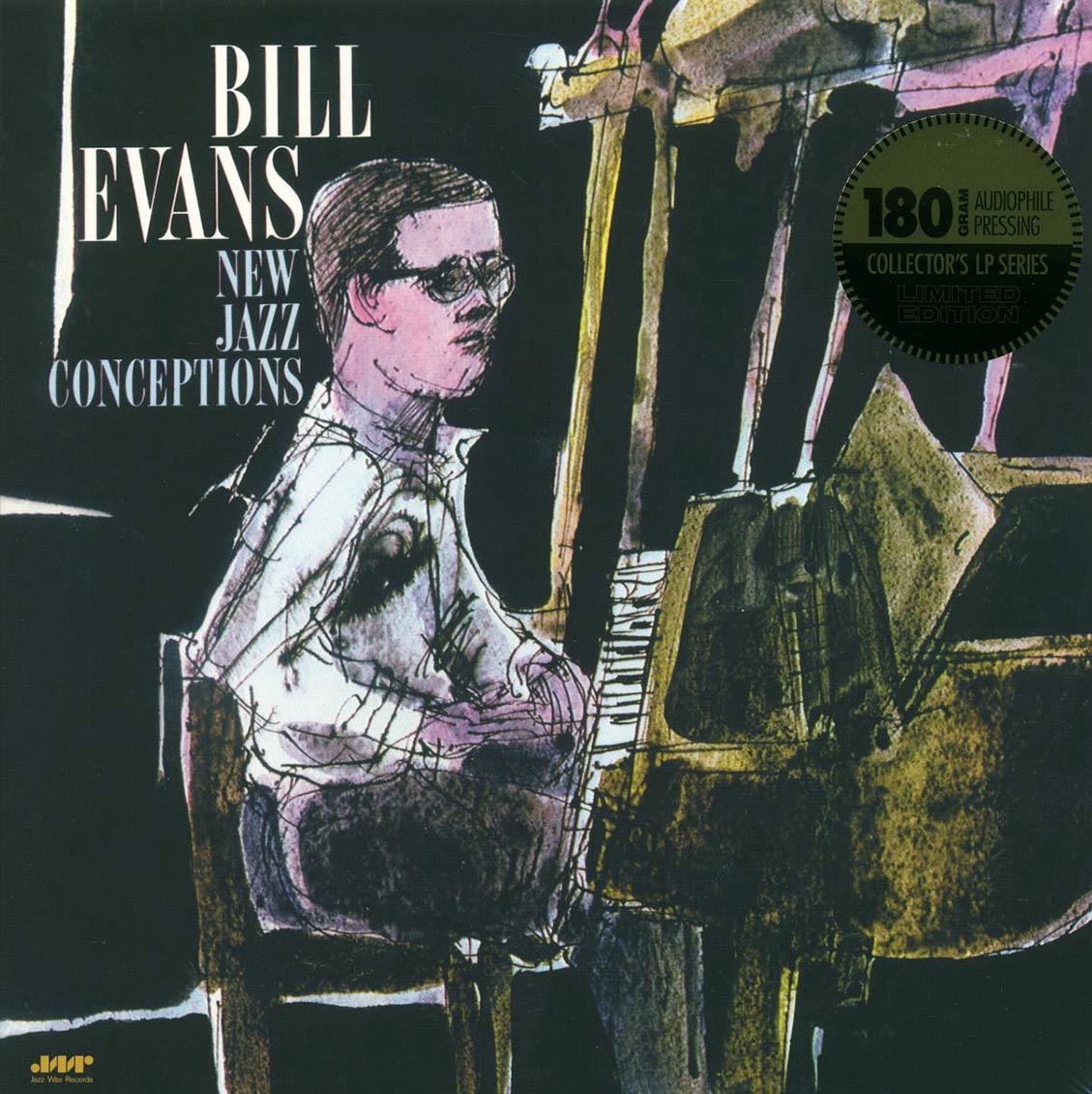 Bill Evans - New Jazz Conceptions (+bonus track) (mono) (ltd. ed.) (180g) vinyl LP front cover