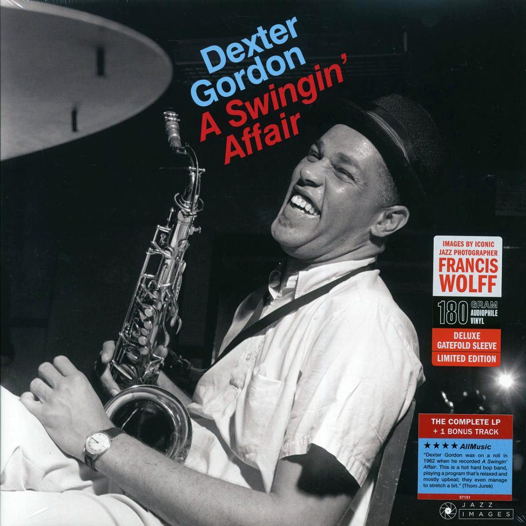 Dexter Gordon - A Swingin' Affair (+bonus track) (ltd. ed.) (180g) vinyl LP front cover