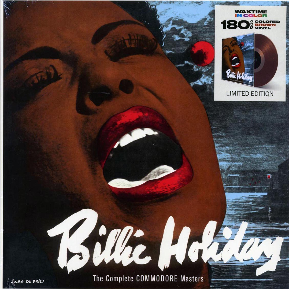 Billie Holiday - The Complete Commodore Masters (ltd. ed.) (180g) (brown vinyl) vinyl LP front cover