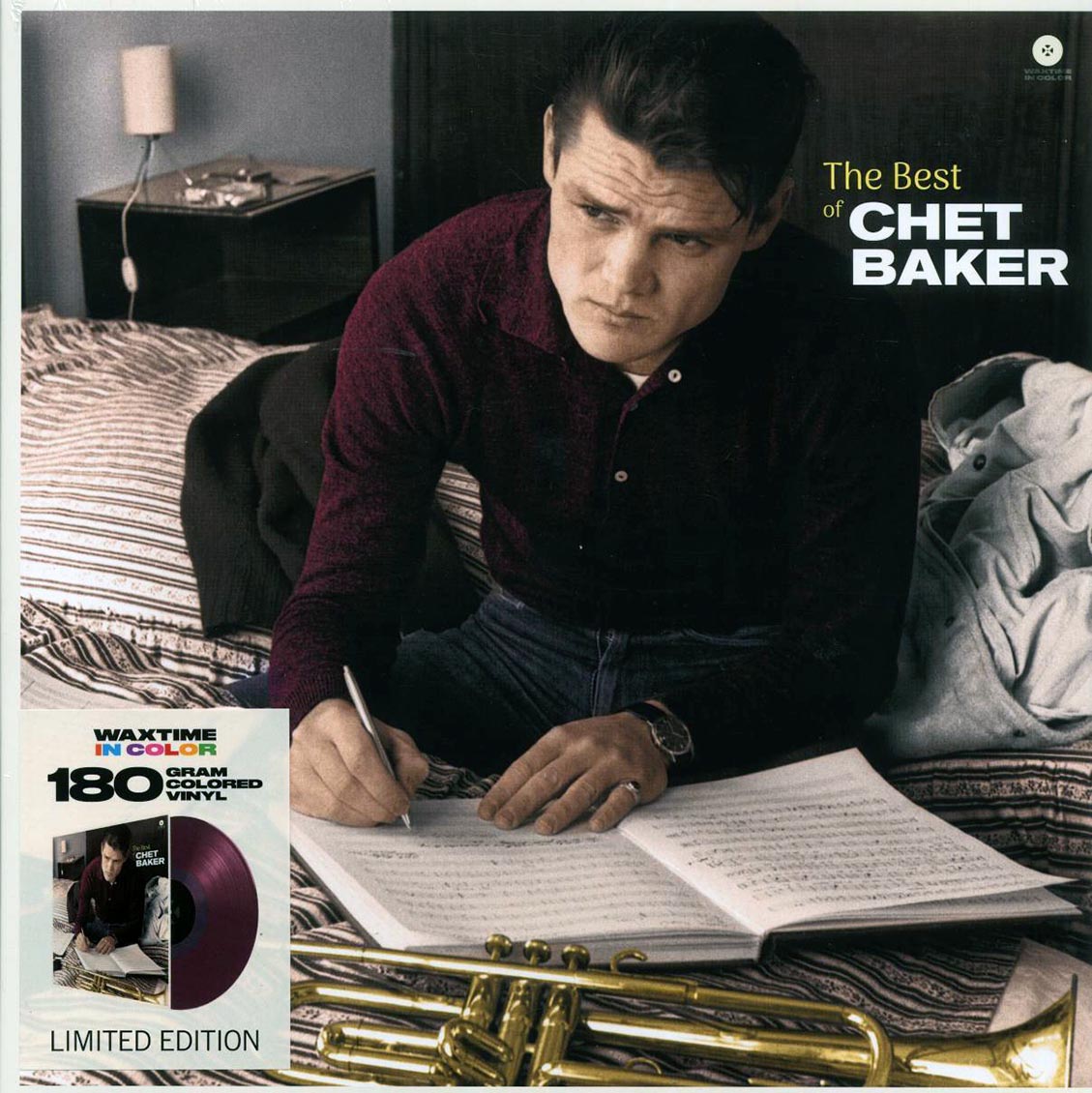 Chet Baker - The Best Of Chet Baker (ltd. ed.) (180g) (purple vinyl) vinyl LP front cover