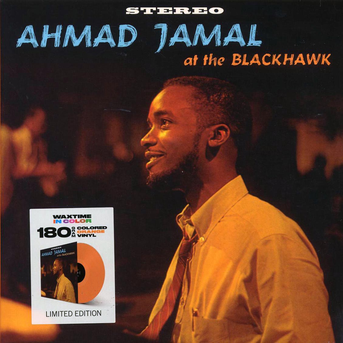 Ahmad Jamal Trio - At The Blackhawk (+bonus track) (ltd. ed.) (180g) (orange vinyl) vinyl LP front cover