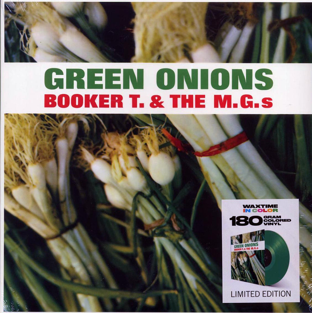Booker T & The MG's - Green Onions (+2 bonus tracks) (ltd. ed.) (180g) (green vinyl) vinyl LP front cover