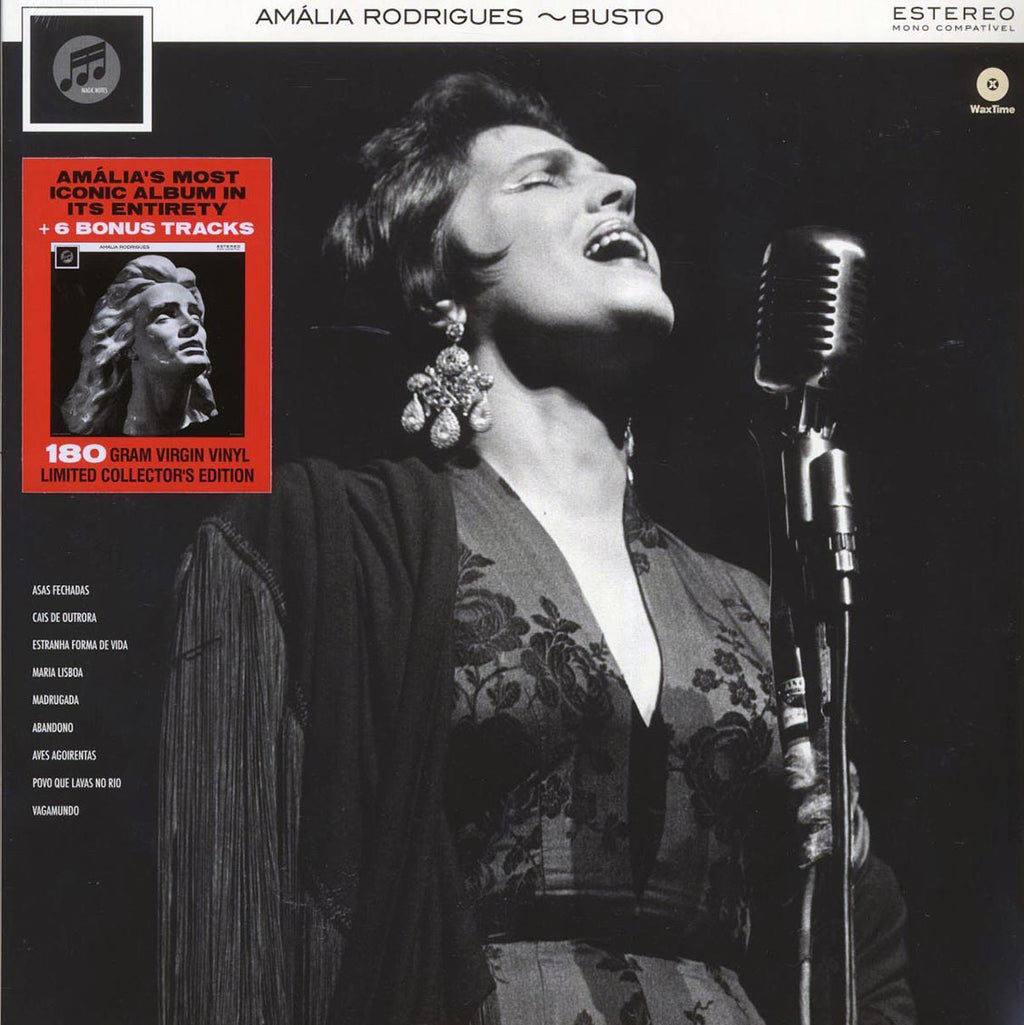 Amalia Rodrigues - Busto (+6 bonus tracks) (ltd. ed.) (180g) vinyl LP front cover