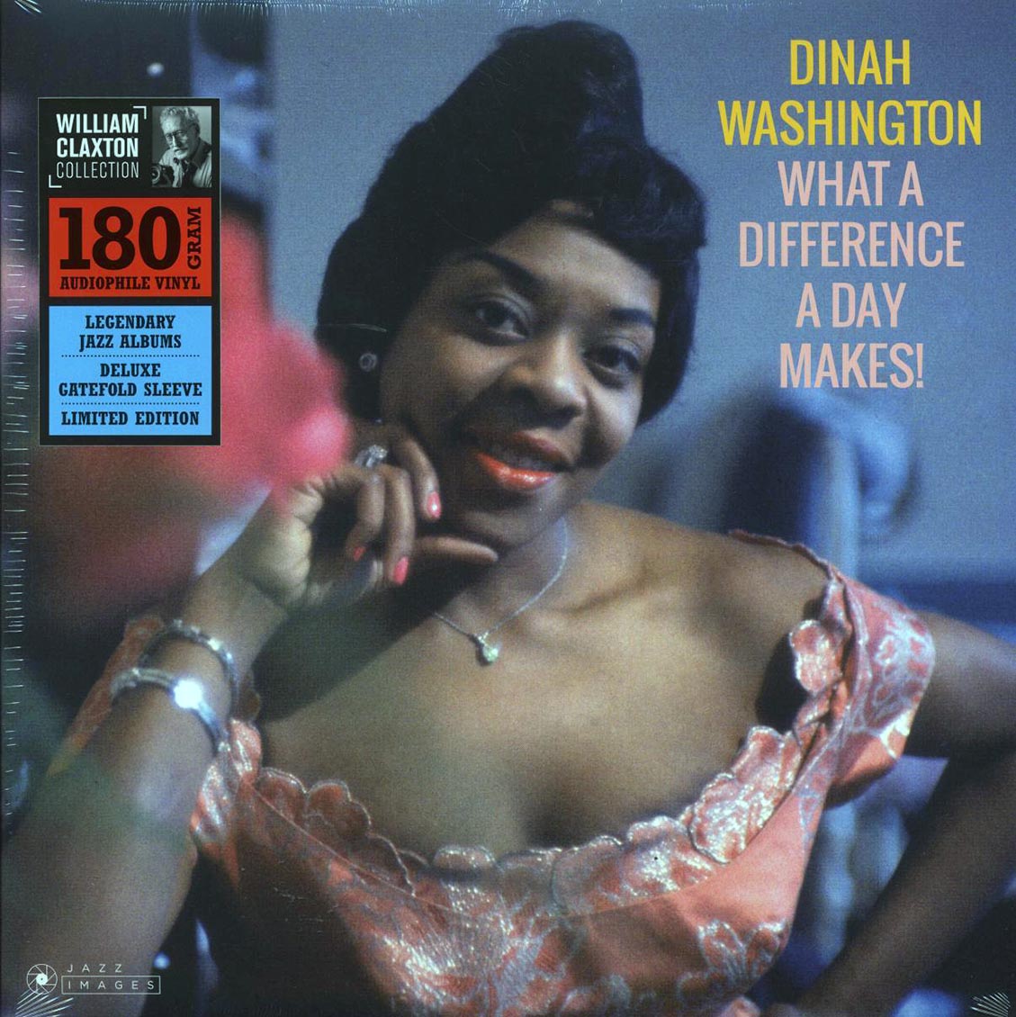 Dinah Washington - What A Difference A Day Makes! (+3 bonus tracks) (ltd. ed.) (180g) vinyl LP front cover