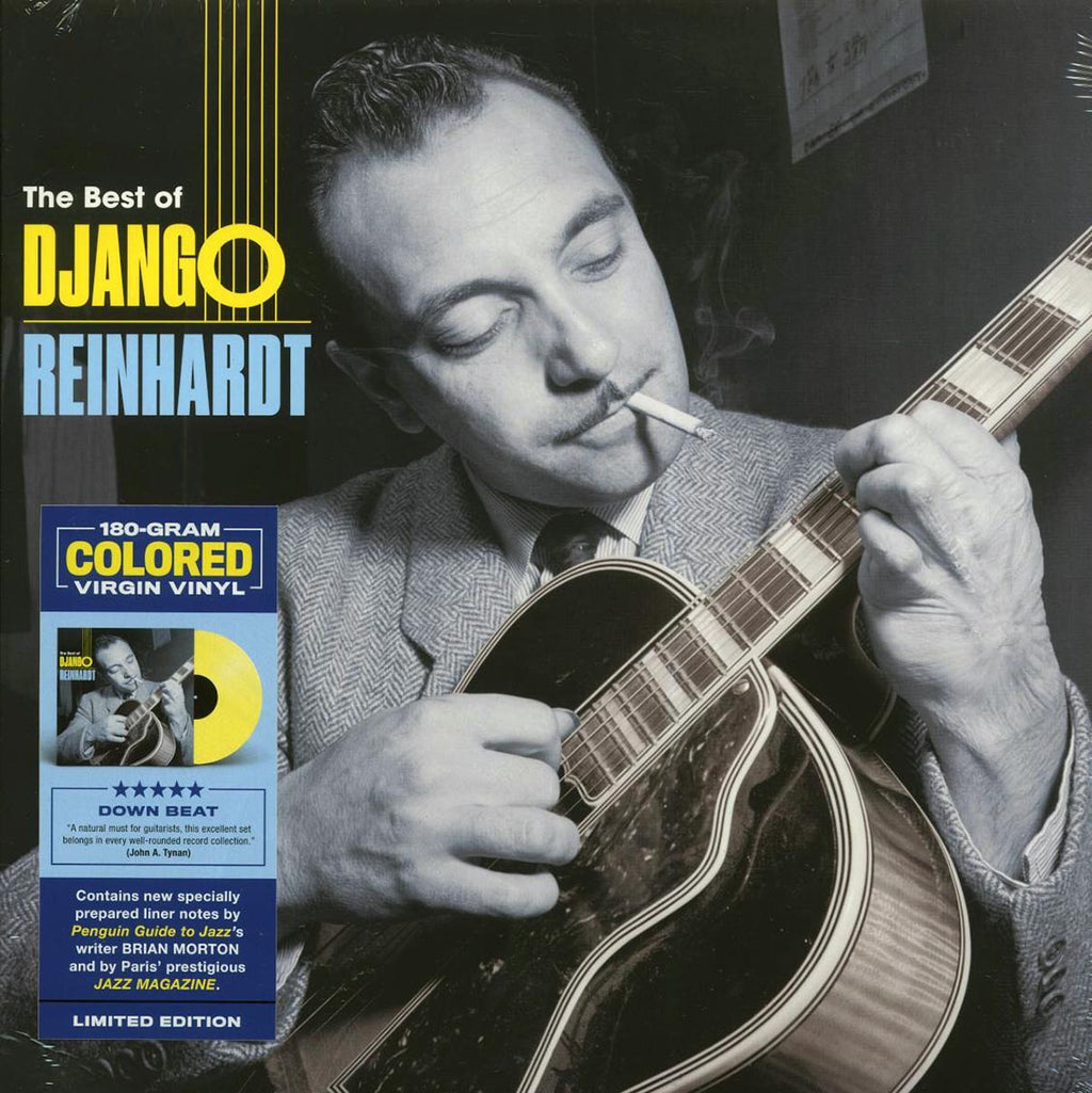 Django Reinhardt - The Best Of Django Reinhardt (ltd. ed.) (180g) (yellow vinyl) vinyl LP front cover