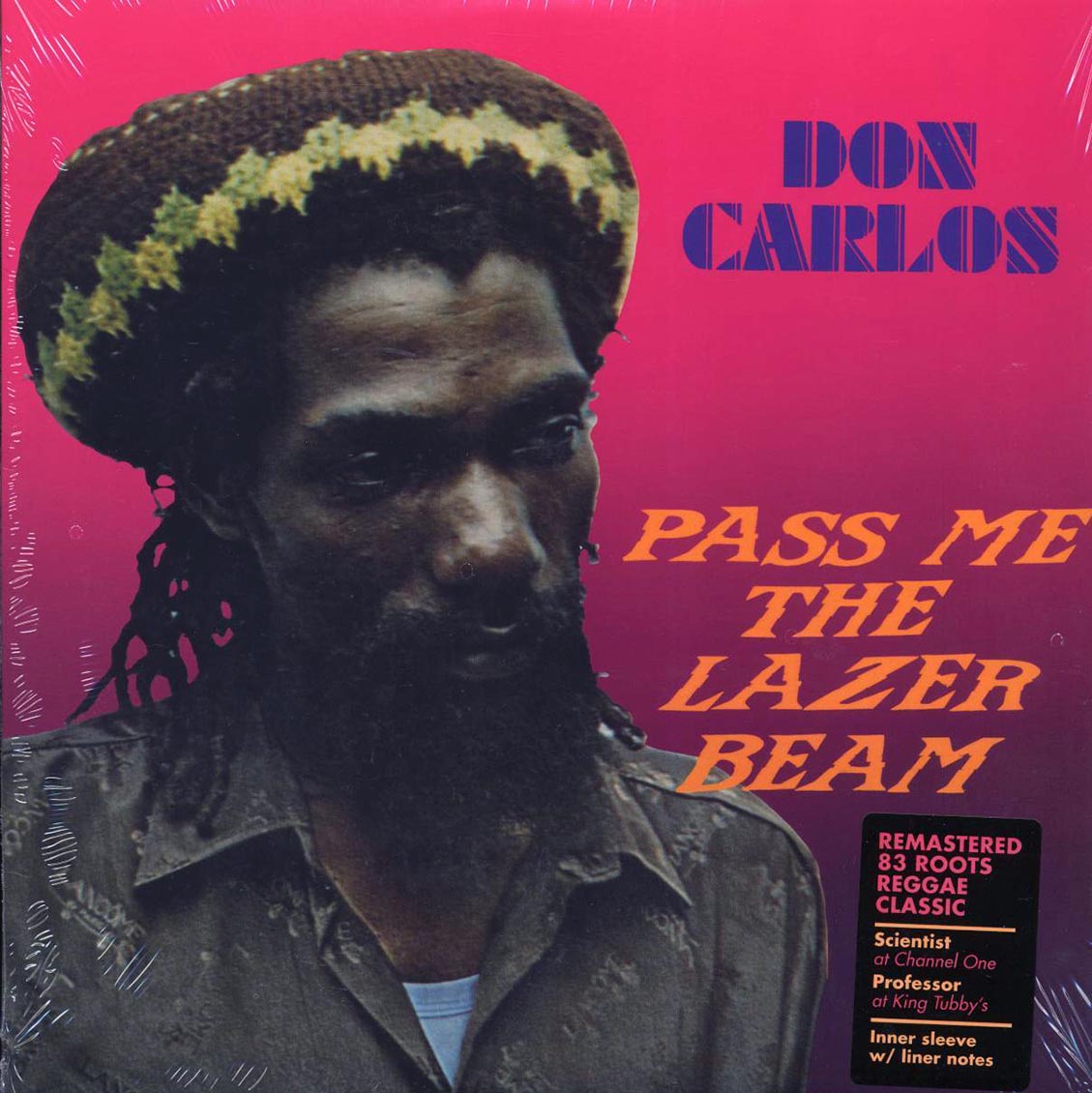 Don Carlos - Pass Me The Lazer Beam vinyl LP front cover