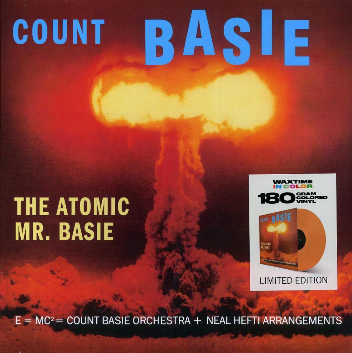 Count Basie - The Atomic Mr. Basie (+bonus track) (ltd. ed.) (180g) (orange vinyl) vinyl LP front cover