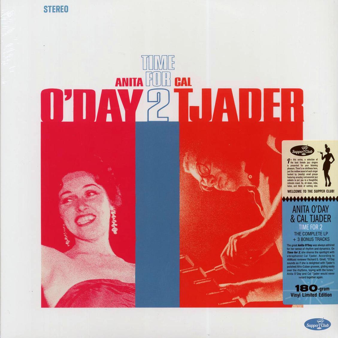 Anita O'Day, Cal Tjader - Time For 2 (ltd. ed.) (180g) vinyl LP front cover