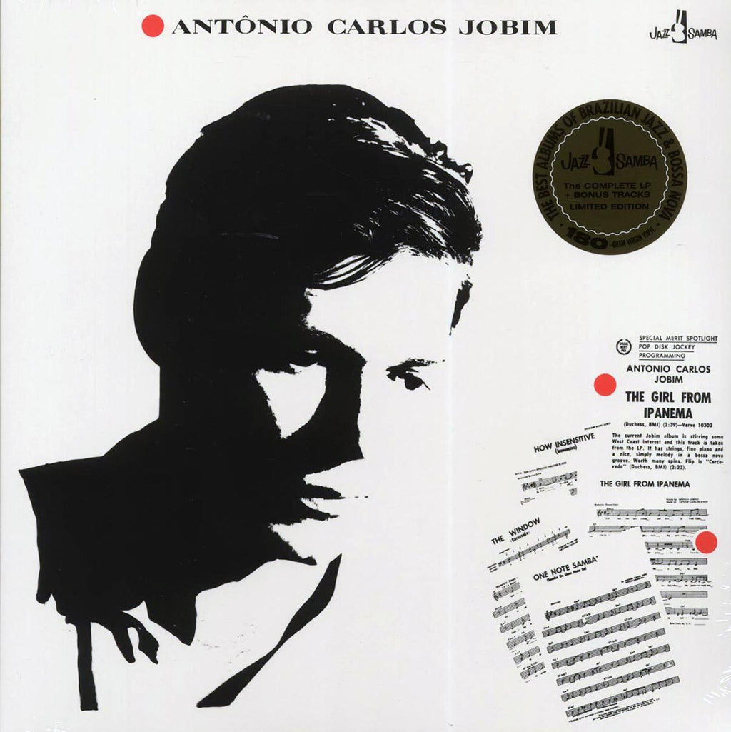 Antonio Carlos Jobim - The Girl From Ipanema (+4 bonus tracks) (ltd. ed.) (180g) vinyl LP front cover