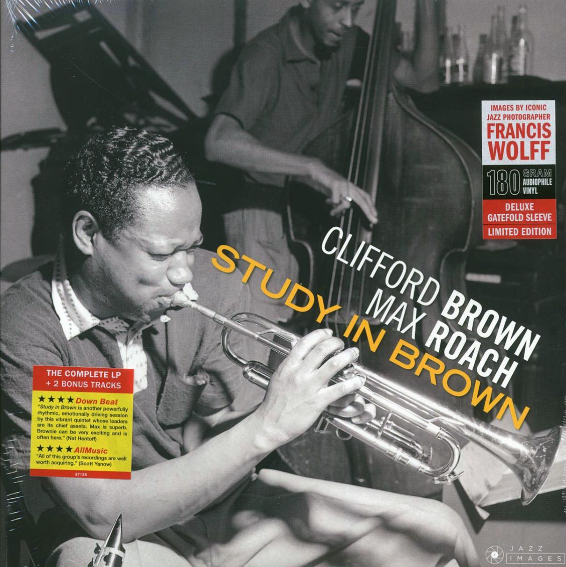 Clifford Brown, Max Roach - Study in Brown (+2 bonus tracks) (ltd. ed.) (180g) vinyl LP front cover