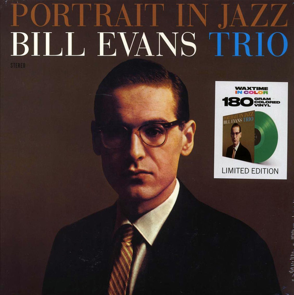 Bill Evans Trio - Portrait In Jazz (+bonus track) (ltd. ed.) (180g) (green vinyl) vinyl LP front cover