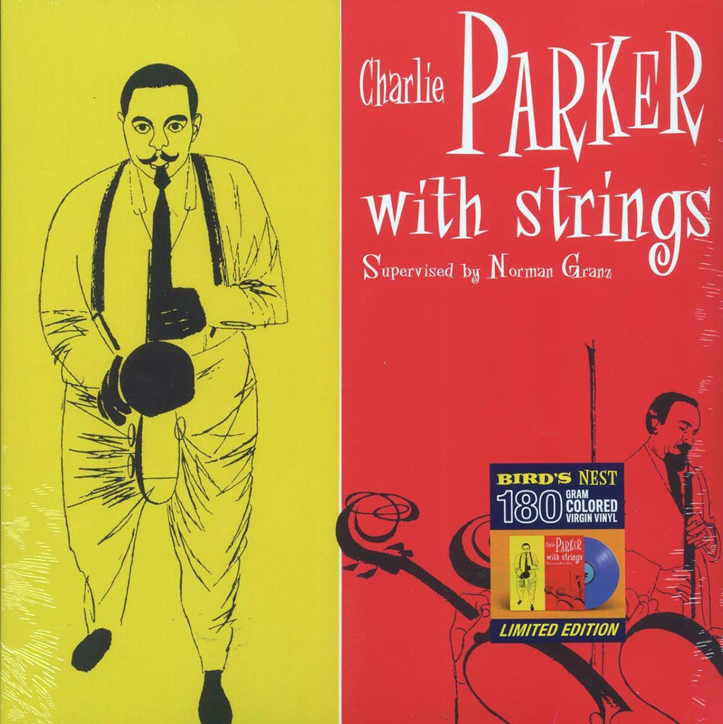Charlie Parker - Charlie Parker With Strings (ltd. ed.) (180g) (blue vinyl) vinyl LP front cover