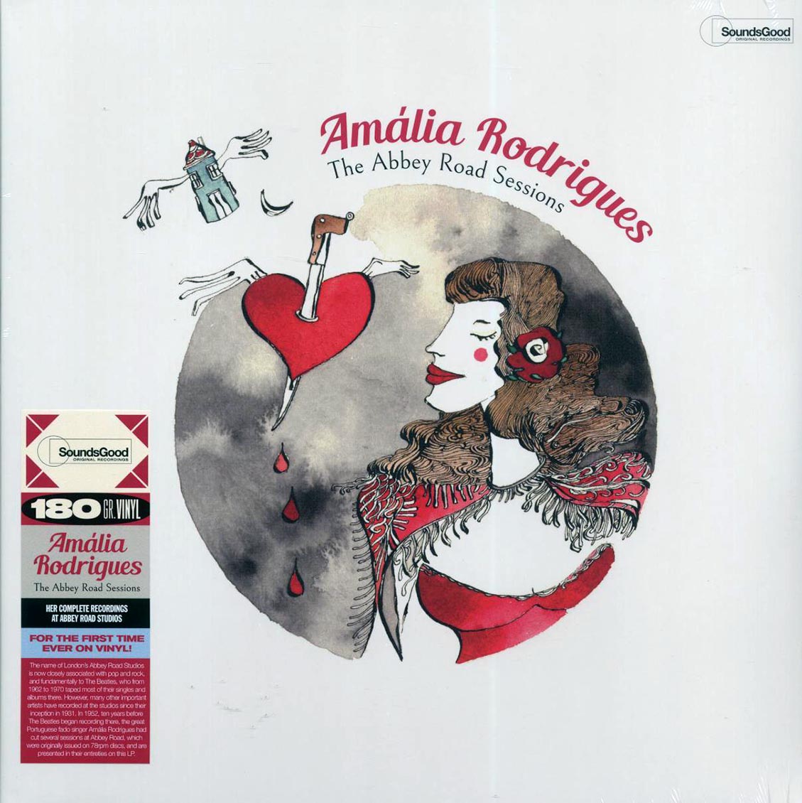 Amalia Rodrigues - The Abbey Road Sessions (ltd. ed.) (180g) vinyl LP front cover