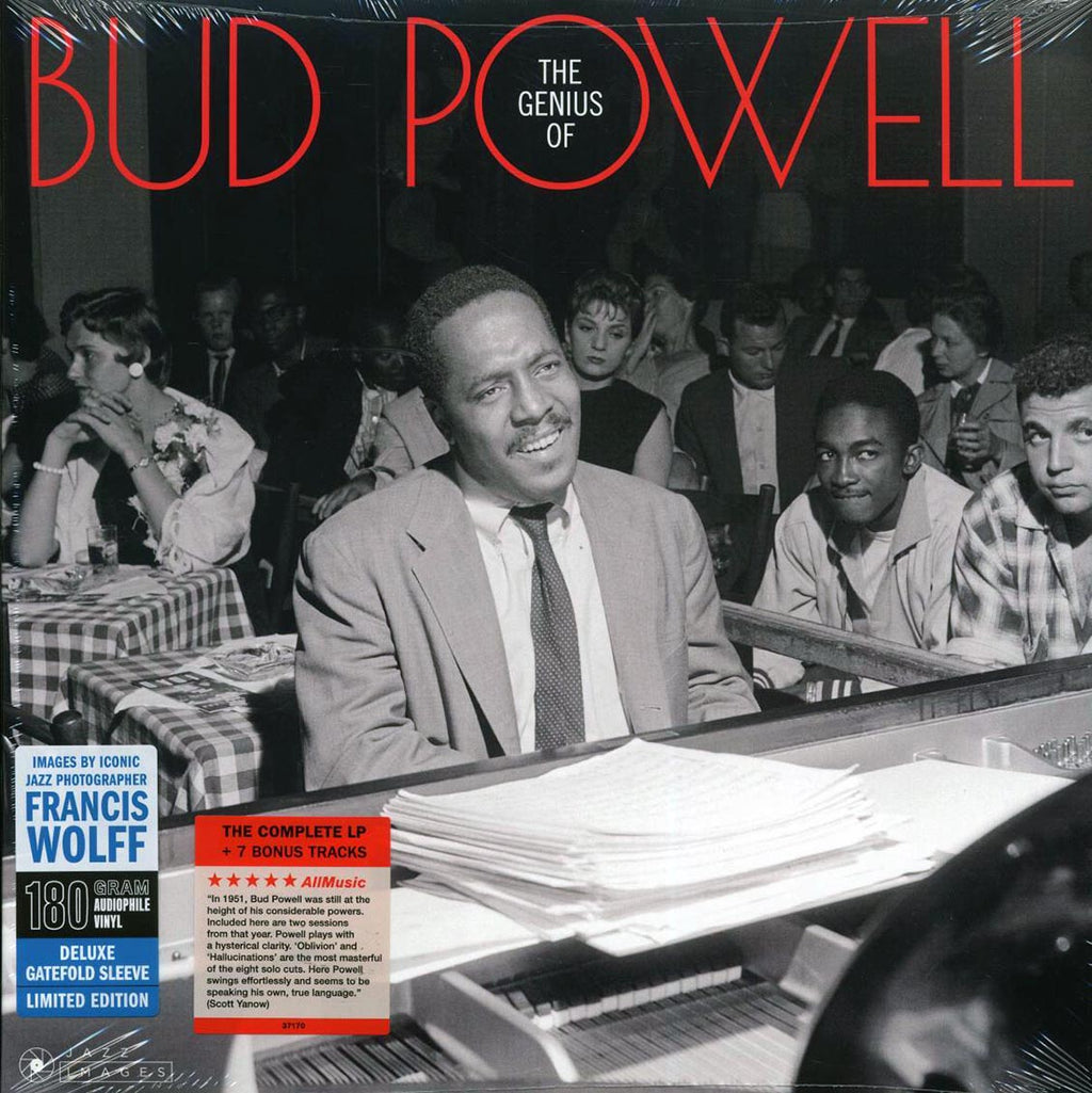 Bud Powell - The Genius Of Bud Powell (+7 bonus tracks) (ltd. ed.) (180g) vinyl LP front cover