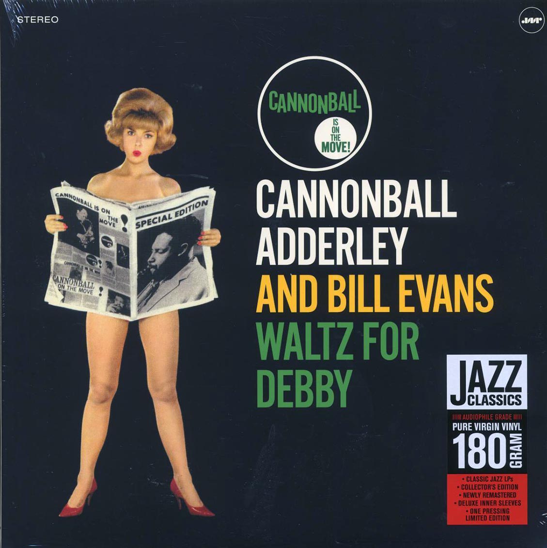 Cannonball Adderley, Bill Evans - Waltz for Debby (+bonus track) (ltd. ed.) (180g) vinyl LP front cover