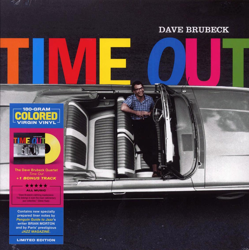Dave Brubeck Quartet - Time Out (+bonus track) (ltd. ed.) (180g) (yellow vinyl) vinyl LP front cover