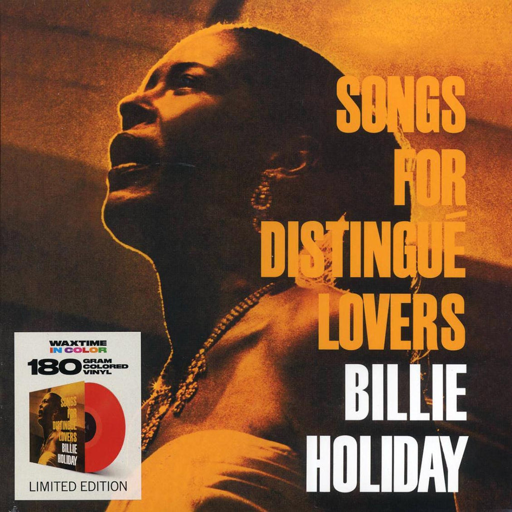 Billie Holiday - Songs For Distingué Lovers (+2 bonus tracks) (ltd. ed.) (180g) (orange vinyl) vinyl LP front cover