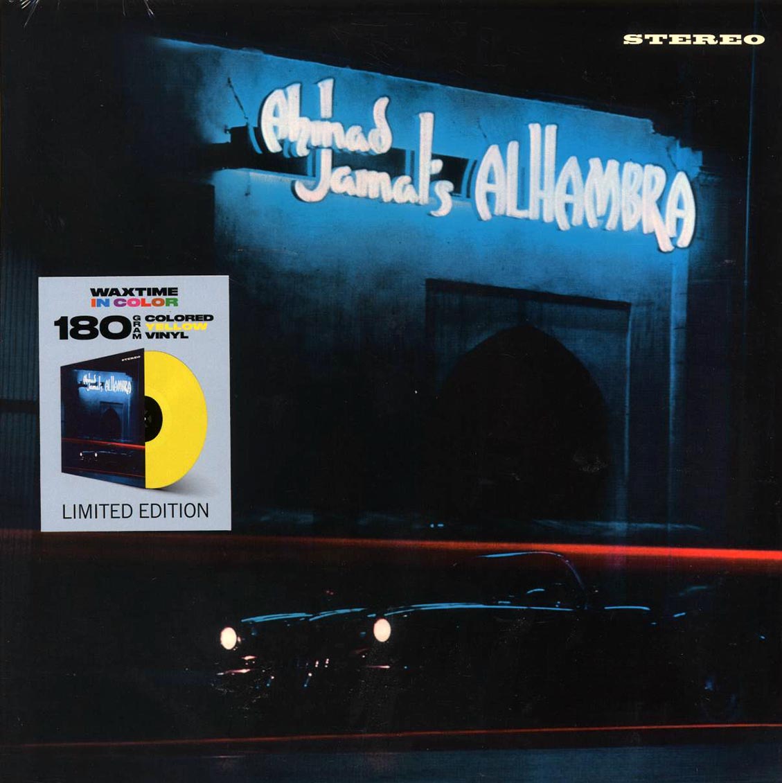 Ahmad Jamal - Ahmad Jamal's Alhambra (+2 bonus tracks) (ltd. ed.) (180g) (yellow vinyl) vinyl LP front cover