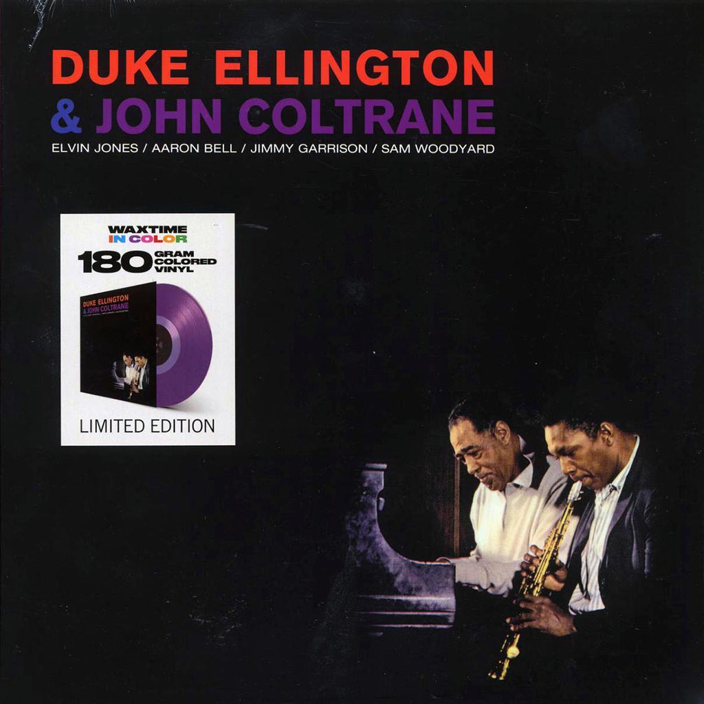 Duke Ellington, John Coltrane - Duke Ellington & John Coltrane (+bonus track) (180g) (purple vinyl) (remastered) vinyl LP front cover