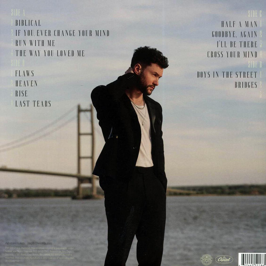 Calum Scott - Bridges (2xLP) vinyl LP back cover