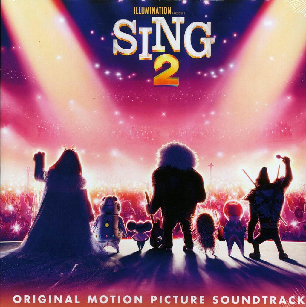 Elton John, Billie Eilish, U2, Halsey, Etc. - Sing 2: Original Motion Picture Soundtrack (2xLP) vinyl LP front cover