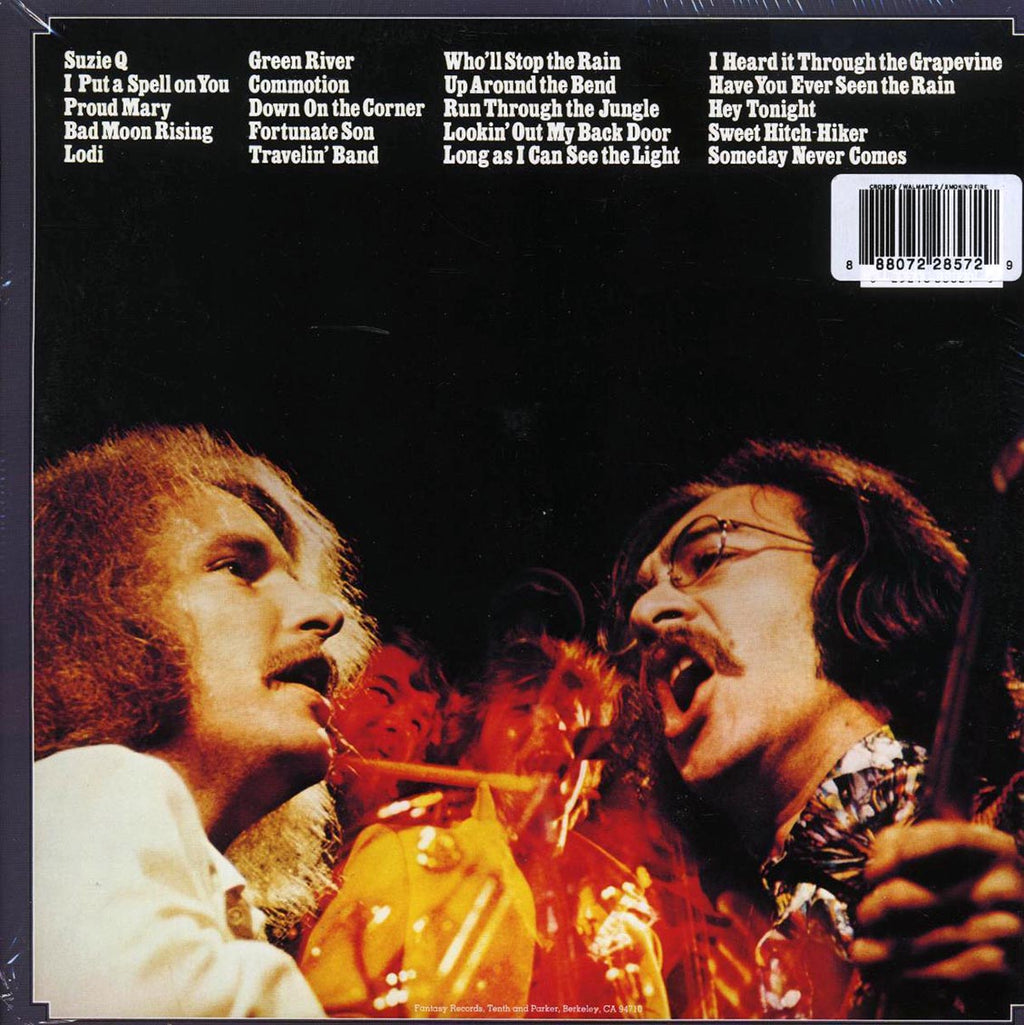 Creedence Clearwater Revival - Chronicle: The 20 Greatest Hits (ltd. ed.) (2xLP) (smokin fire vinyl) vinyl LP back cover