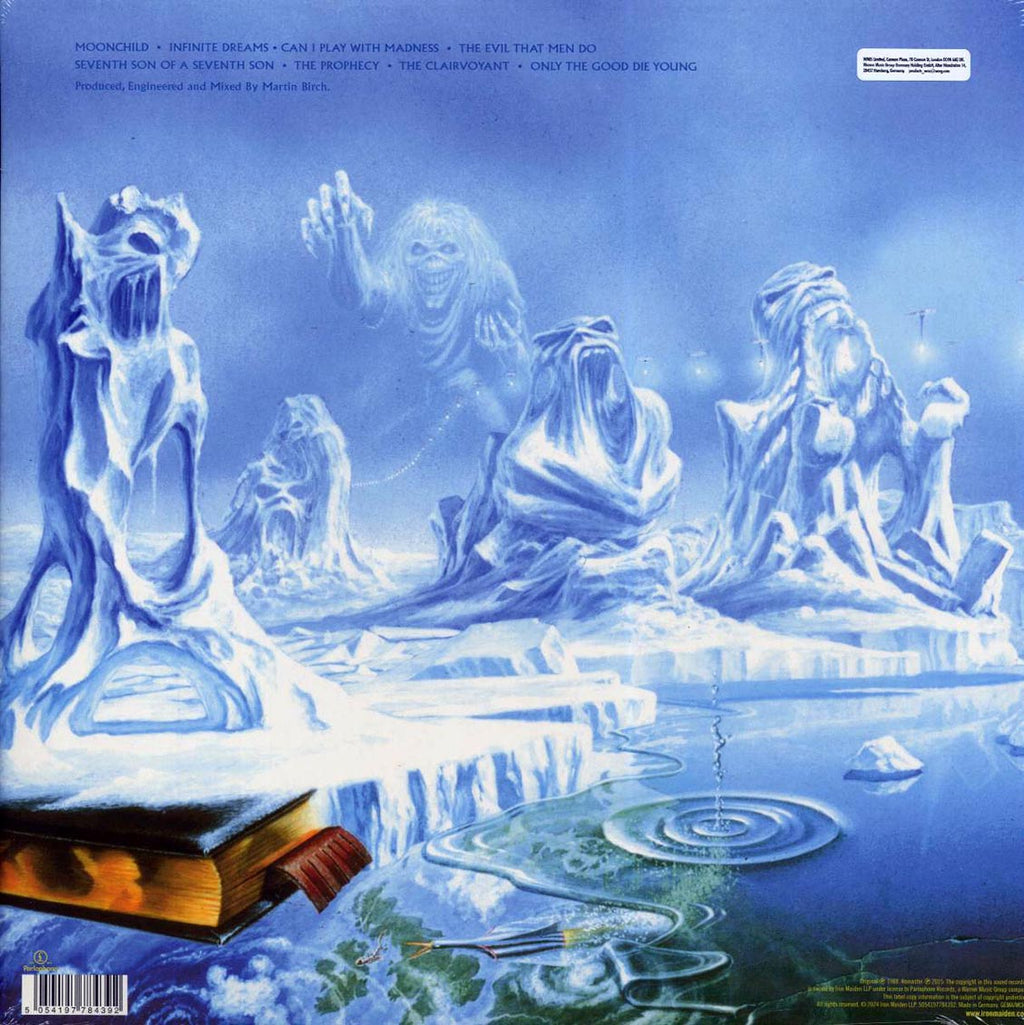 Iron Maiden - Seventh Son Of A Seventh Son (remastered) vinyl LP back cover