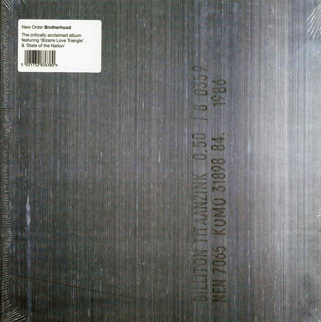 New Order - Brotherhood vinyl LP front cover