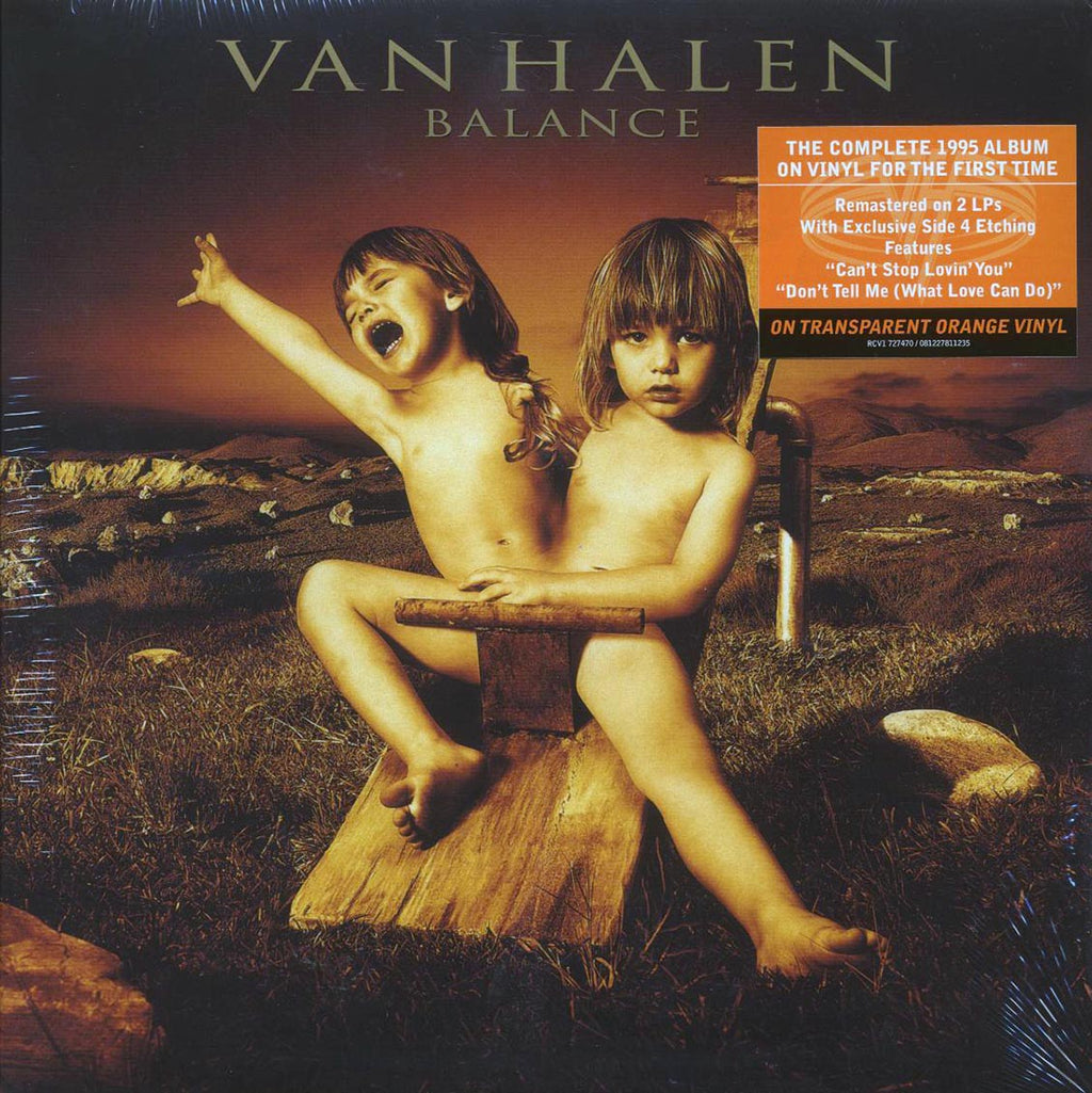 Van Halen - Balance (2xLP) (remastered) (expanded edition) (orange vinyl) vinyl LP front cover