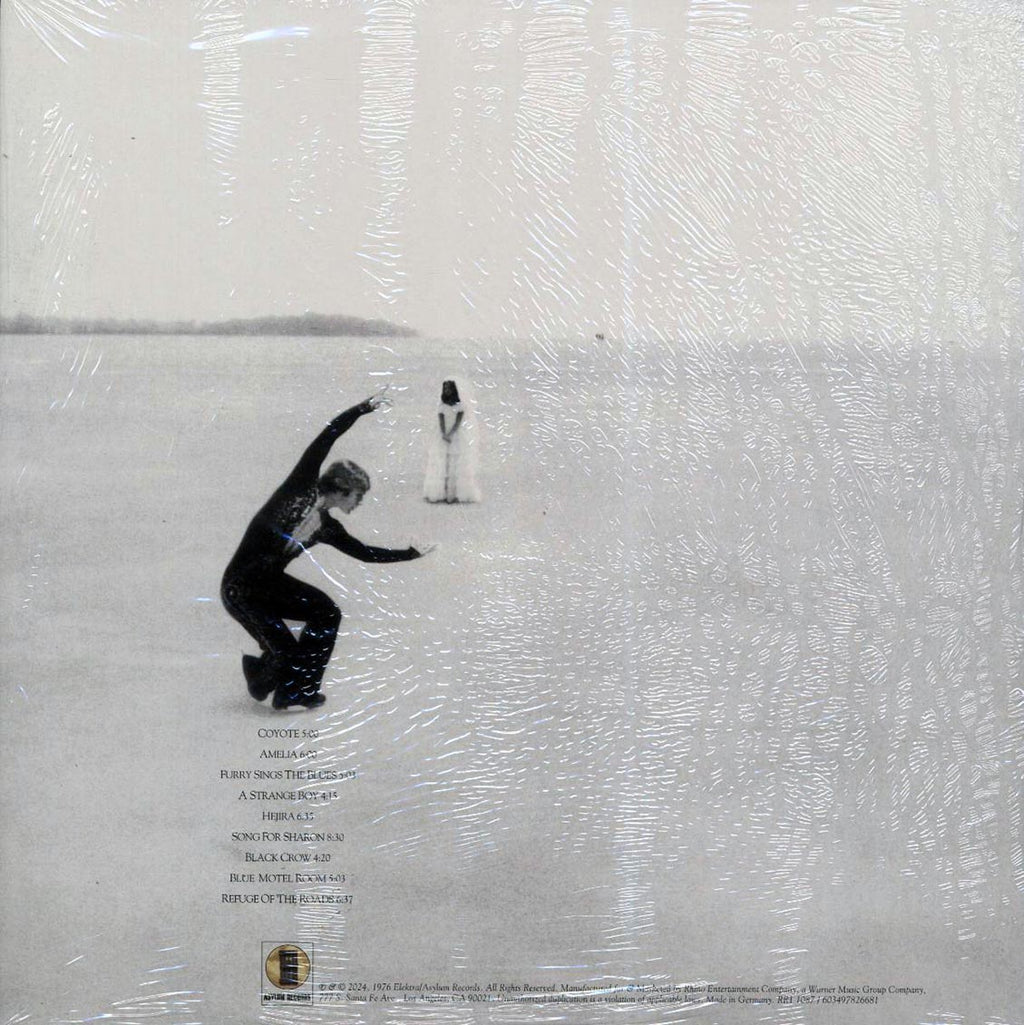 Joni Mitchell - Hejira (remastered) (silver vinyl) vinyl LP back cover