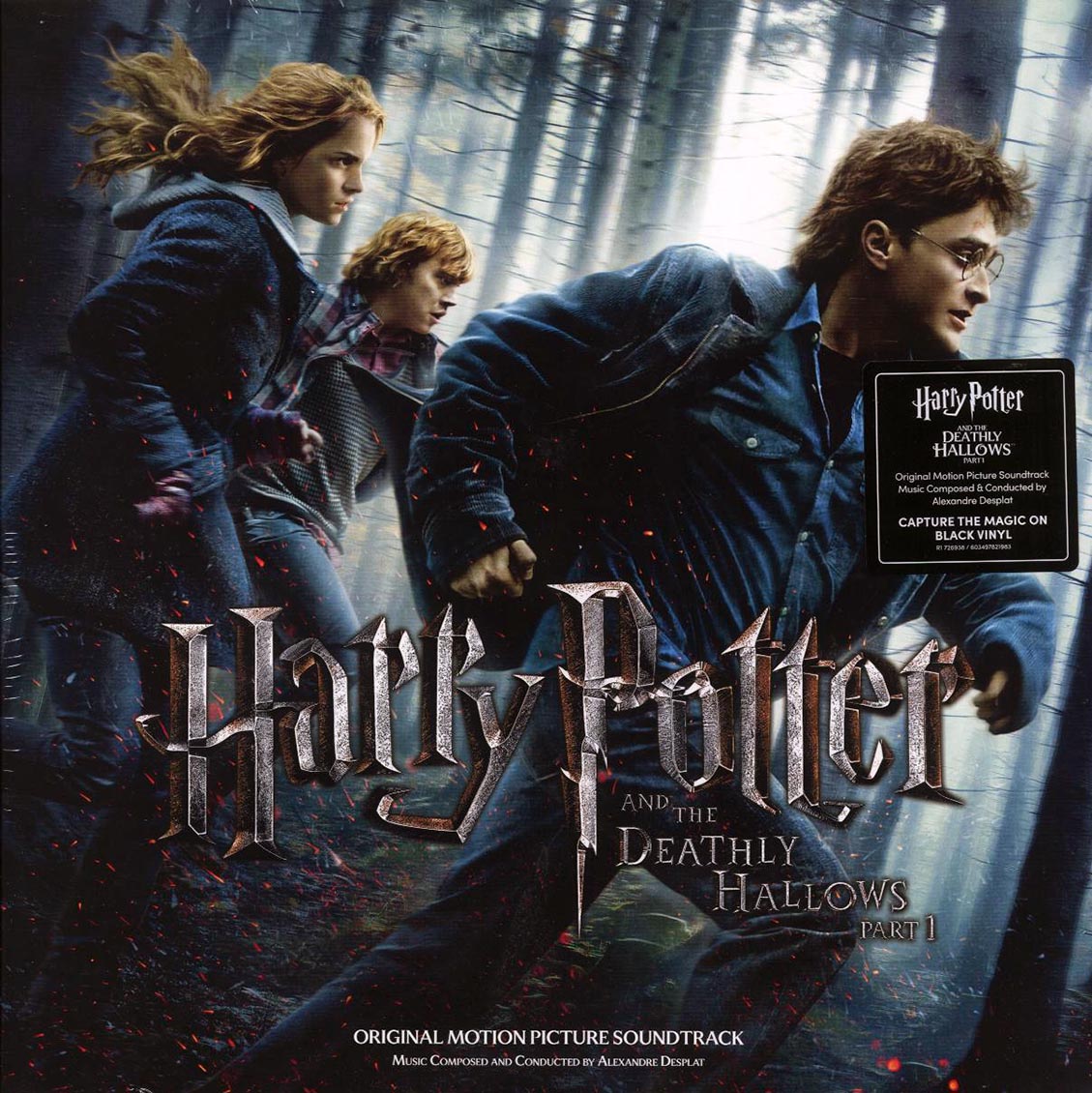 Alexandre Desplat - Harry Potter And The Deathly Hallows Part 1: Original Motion Picture Soundtrack (2xLP) vinyl LP front cover