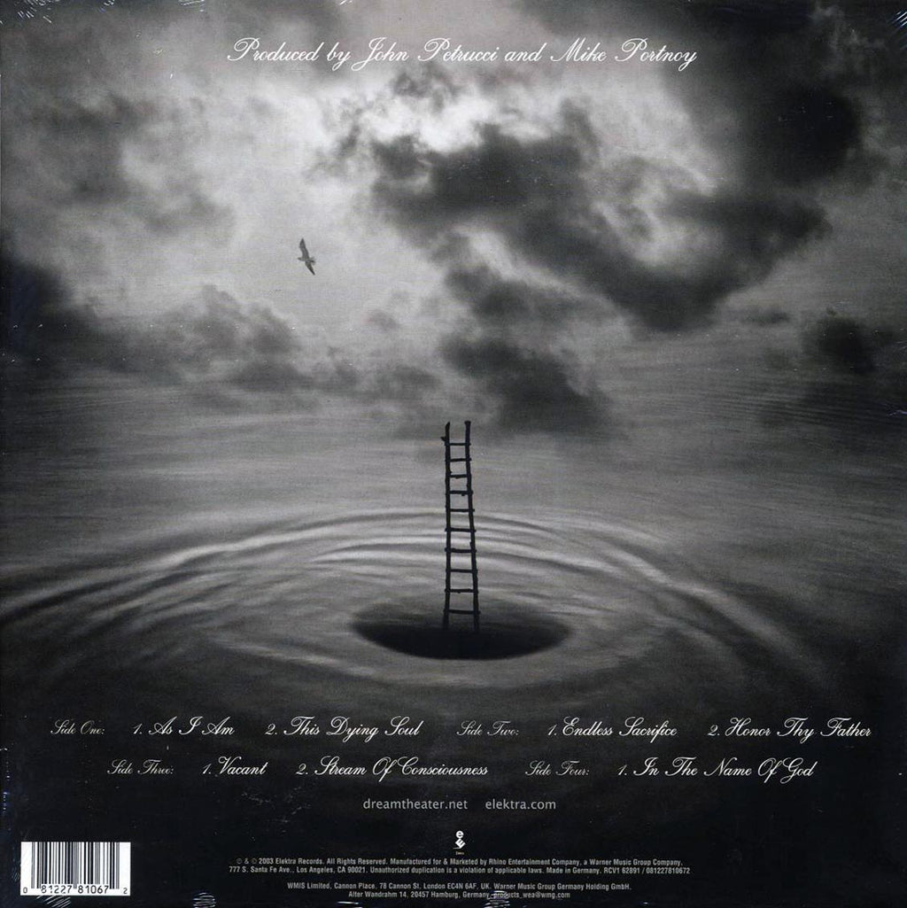 Dream Theater - Train Of Thought (2xLP) (clear vinyl) vinyl LP back cover