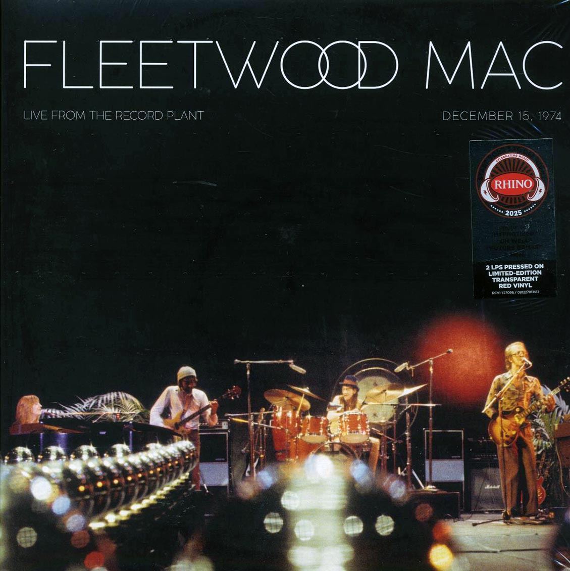 Fleetwood Mac - Live From The Record Plant: December 15, 1974 (ltd. ed.) (2xLP) (red vinyl) vinyl LP front cover