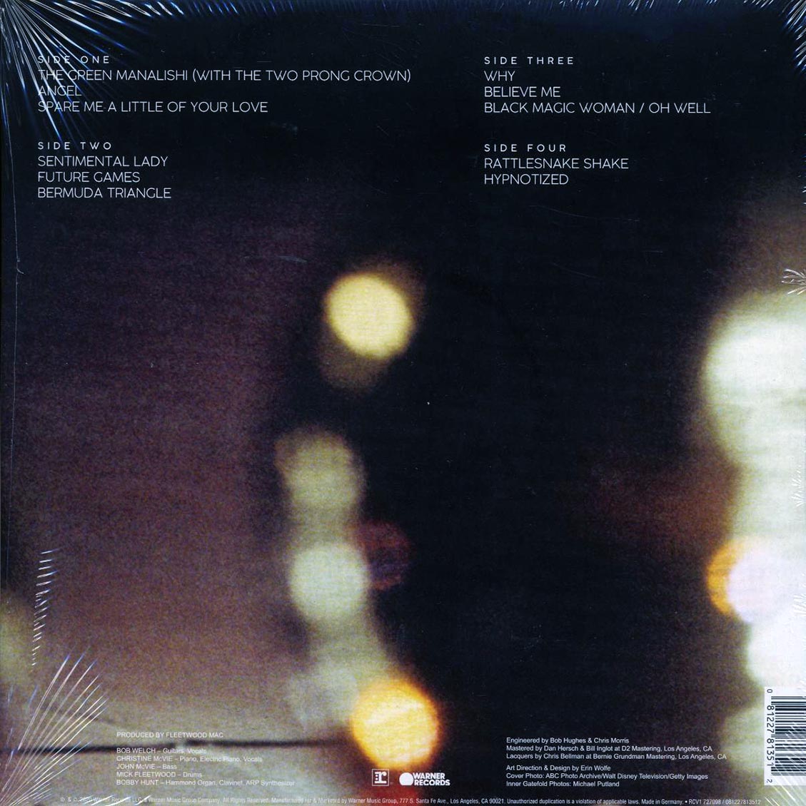 Fleetwood Mac - Live From The Record Plant: December 15, 1974 (ltd. ed.) (2xLP) (red vinyl) vinyl LP back cover