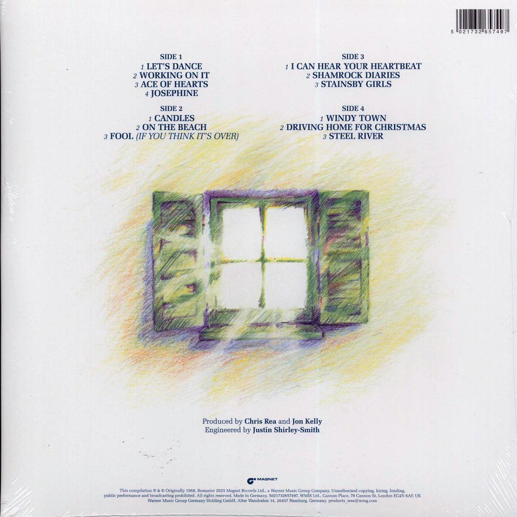 Chris Rea - The Best Of Chris Rea: New Light Through Old Windows (2xLP) (remastered) vinyl LP back cover