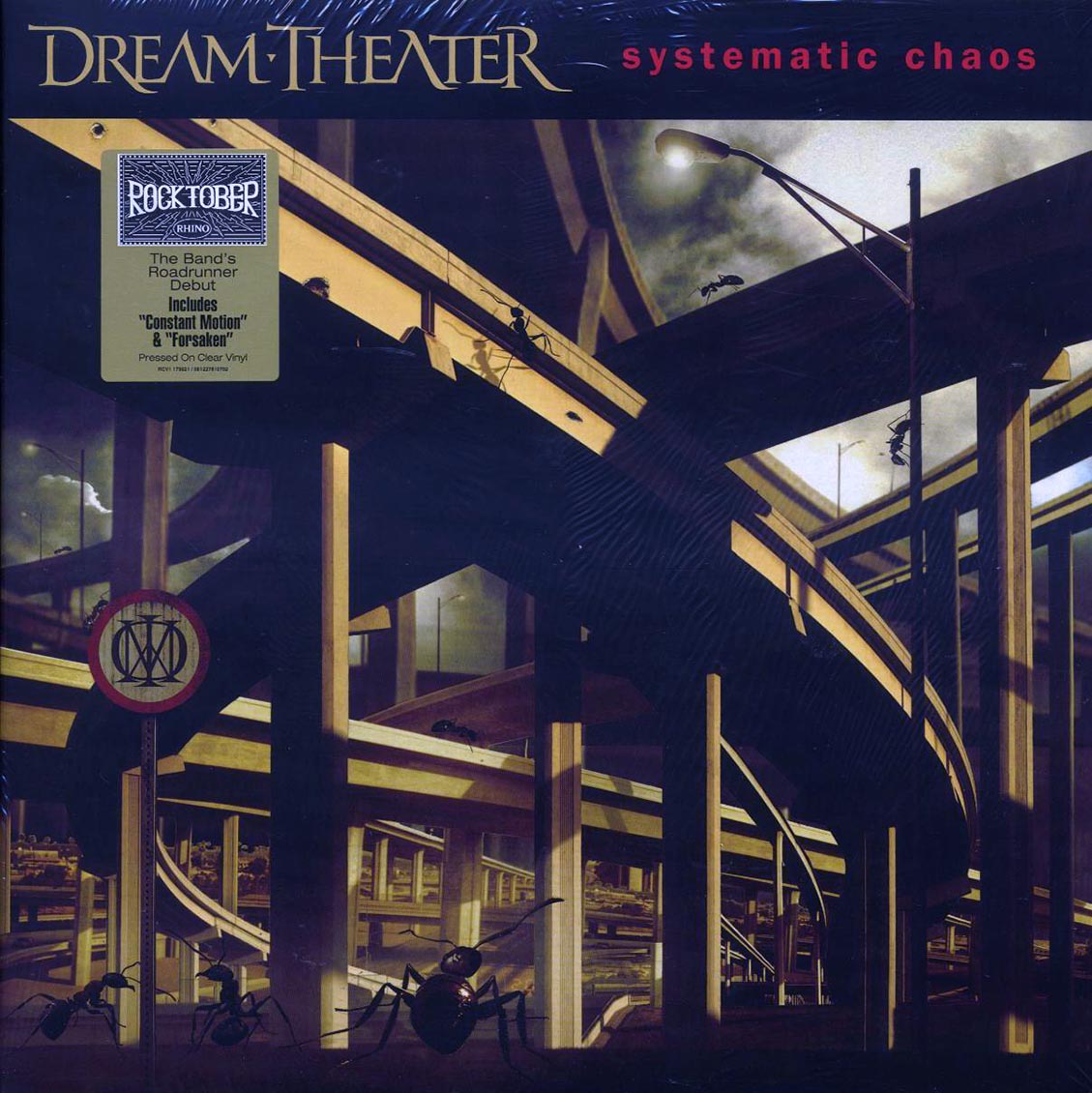 Dream Theater - Systematic Chaos (ltd. ed.) (2xLP) (clear vinyl) vinyl LP front cover