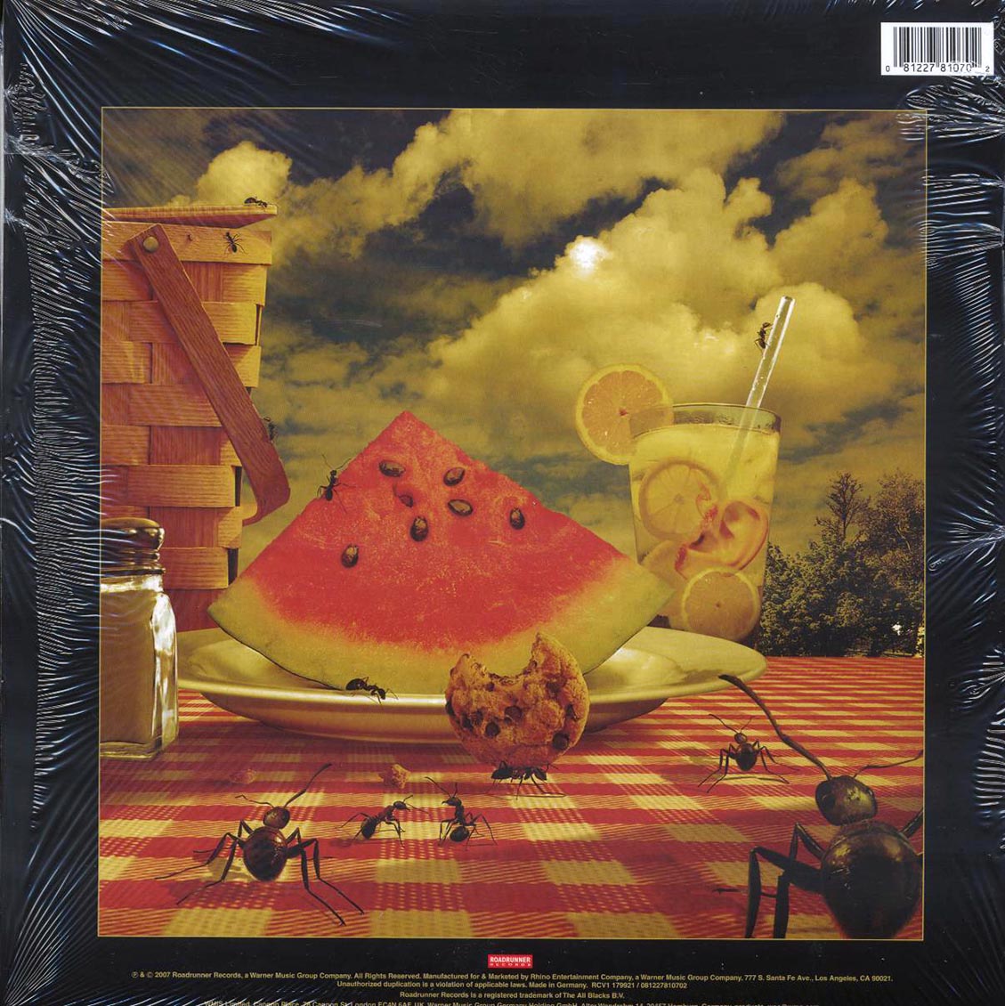 Dream Theater - Systematic Chaos (ltd. ed.) (2xLP) (clear vinyl) vinyl LP back cover