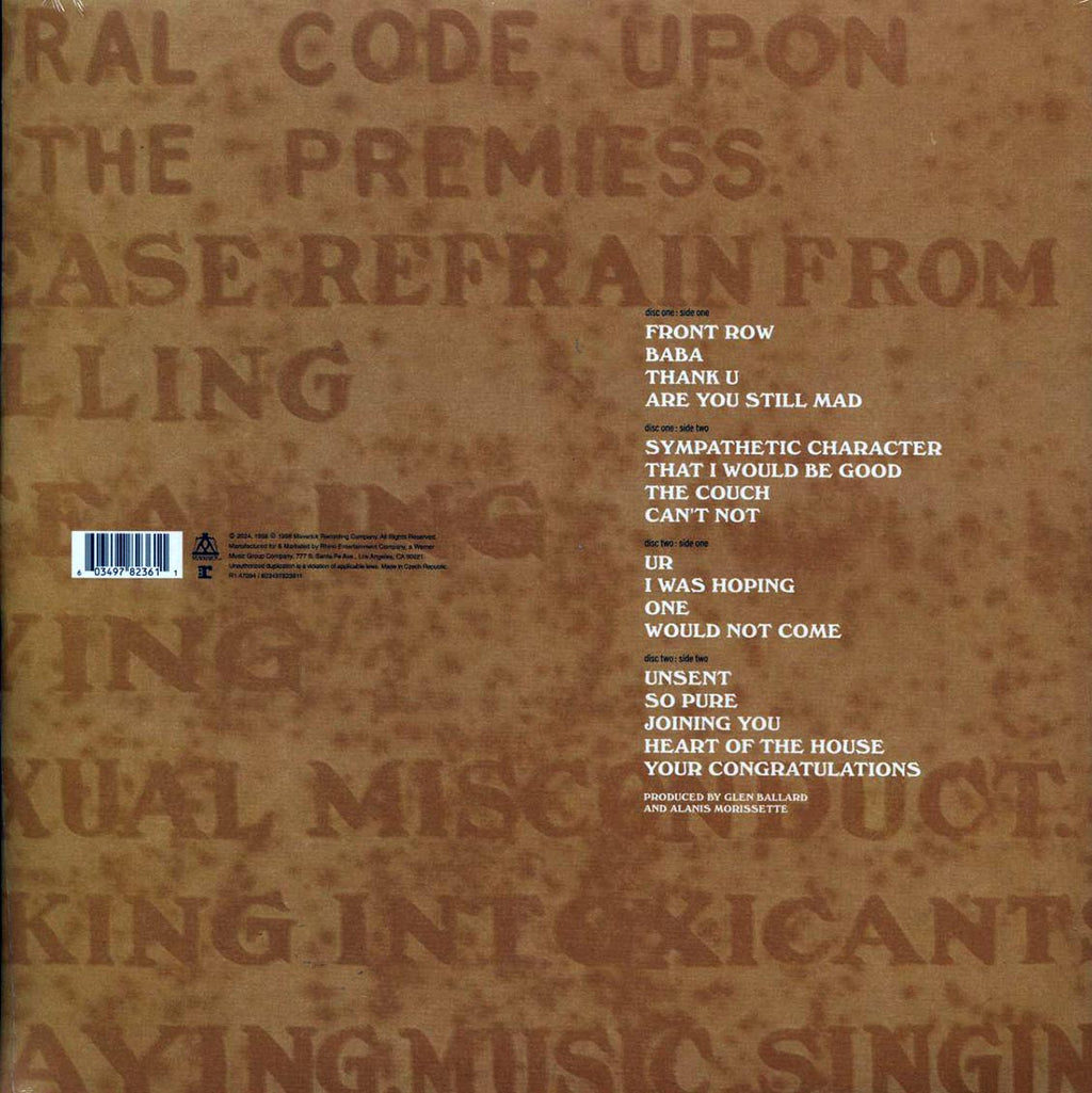 Alanis Morissette - Supposed Former Infatuation Junkie: The Thank U Edition (ltd. ed.) (2xLP) vinyl LP back cover