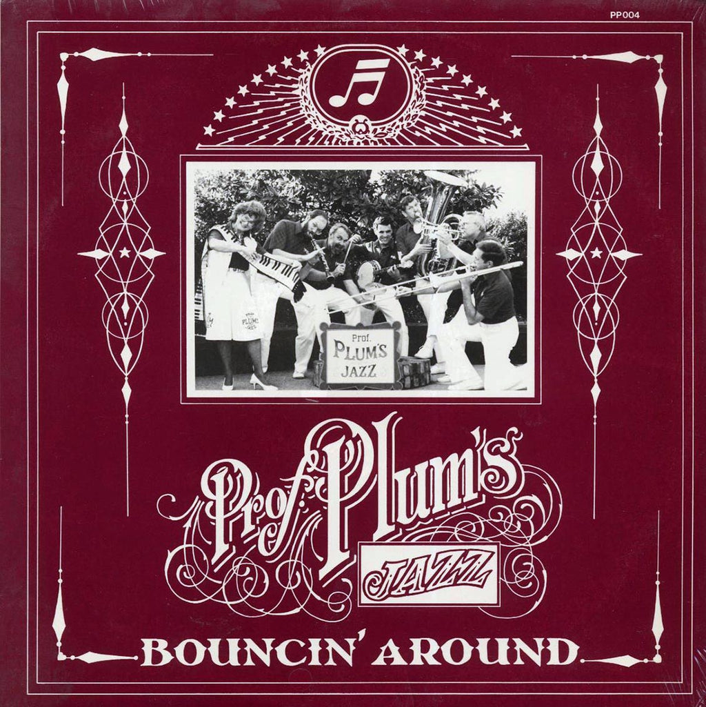Prof. Plum's Jazz - Bouncin' Around vinyl LP front cover