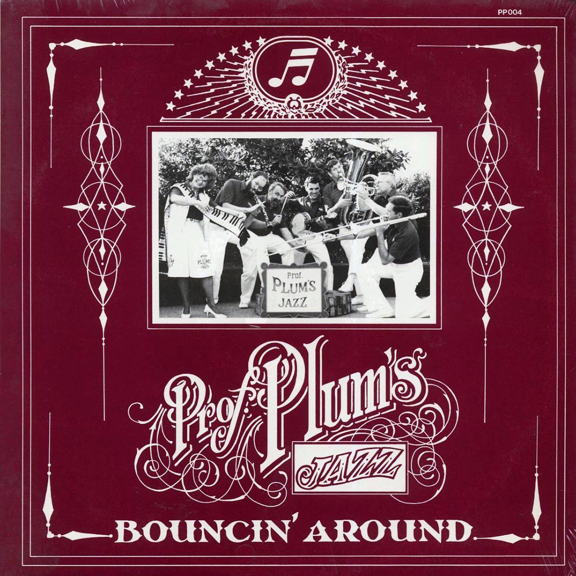 Prof. Plum's Jazz - Bouncin' Around vinyl LP front cover