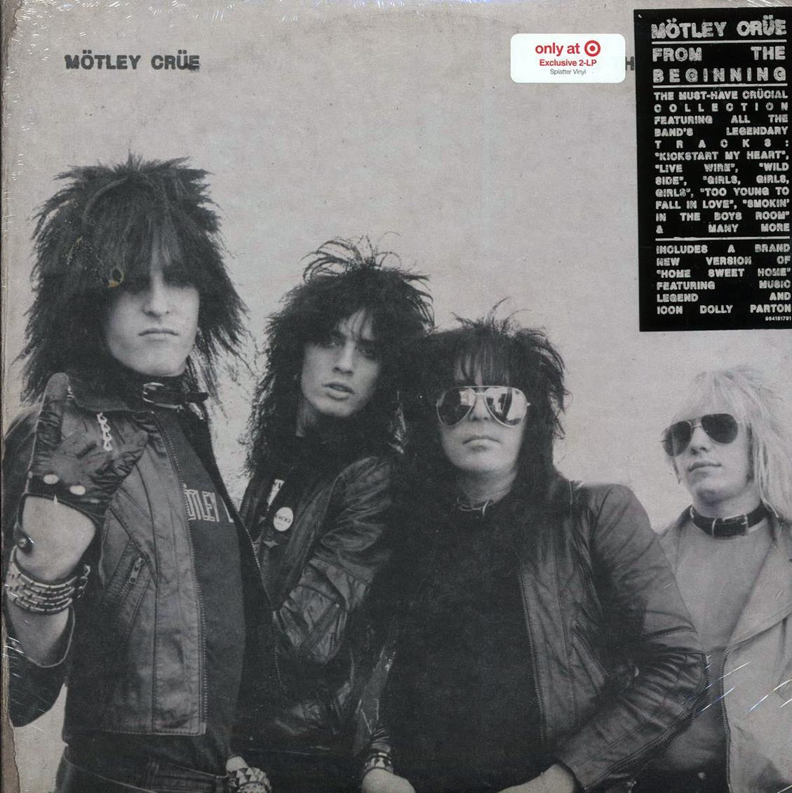 Motley Crue - From The Beginning (ltd. ed.) (2xLP) (black/translucent splatter vinyl) vinyl LP front cover
