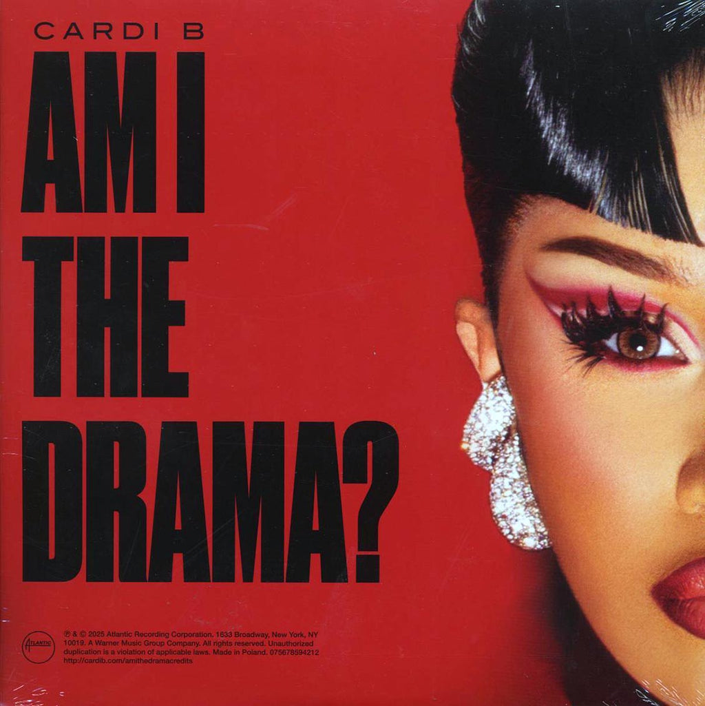 Cardi B - Am I The Drama? (ltd. ed.) (2xLP) (red vinyl) vinyl LP back cover