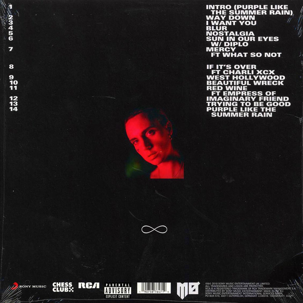 M0 - Forever Neverland vinyl LP back cover