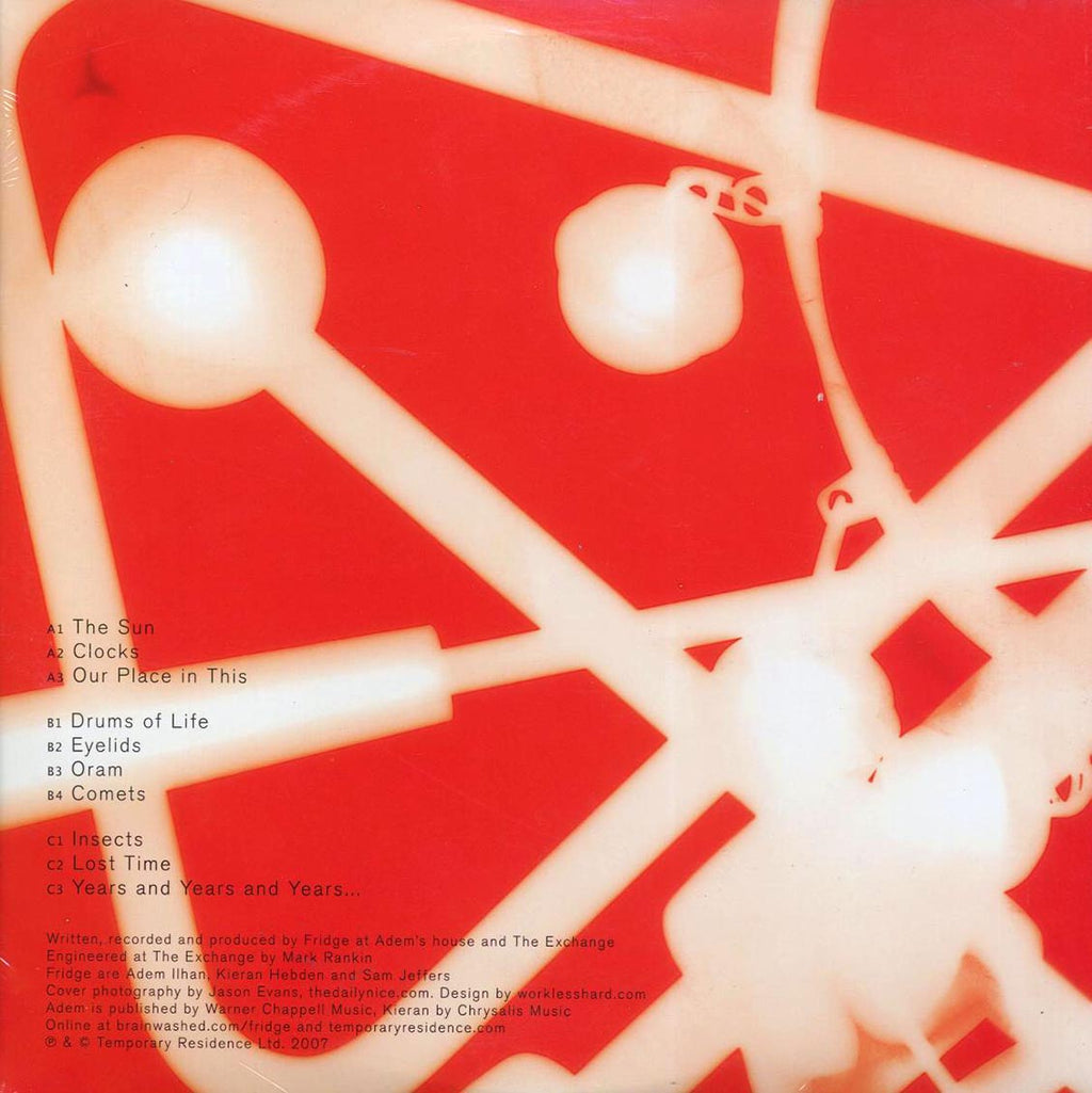 Fridge - The Sun (2xLP) vinyl LP back cover