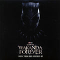 Rihanna, Burna Boy, Tems, Future, Etc. - Music From And Inspired By Black Panther: Wakanda Forever (2xLP) (black ice vinyl) vinyl LP front cover