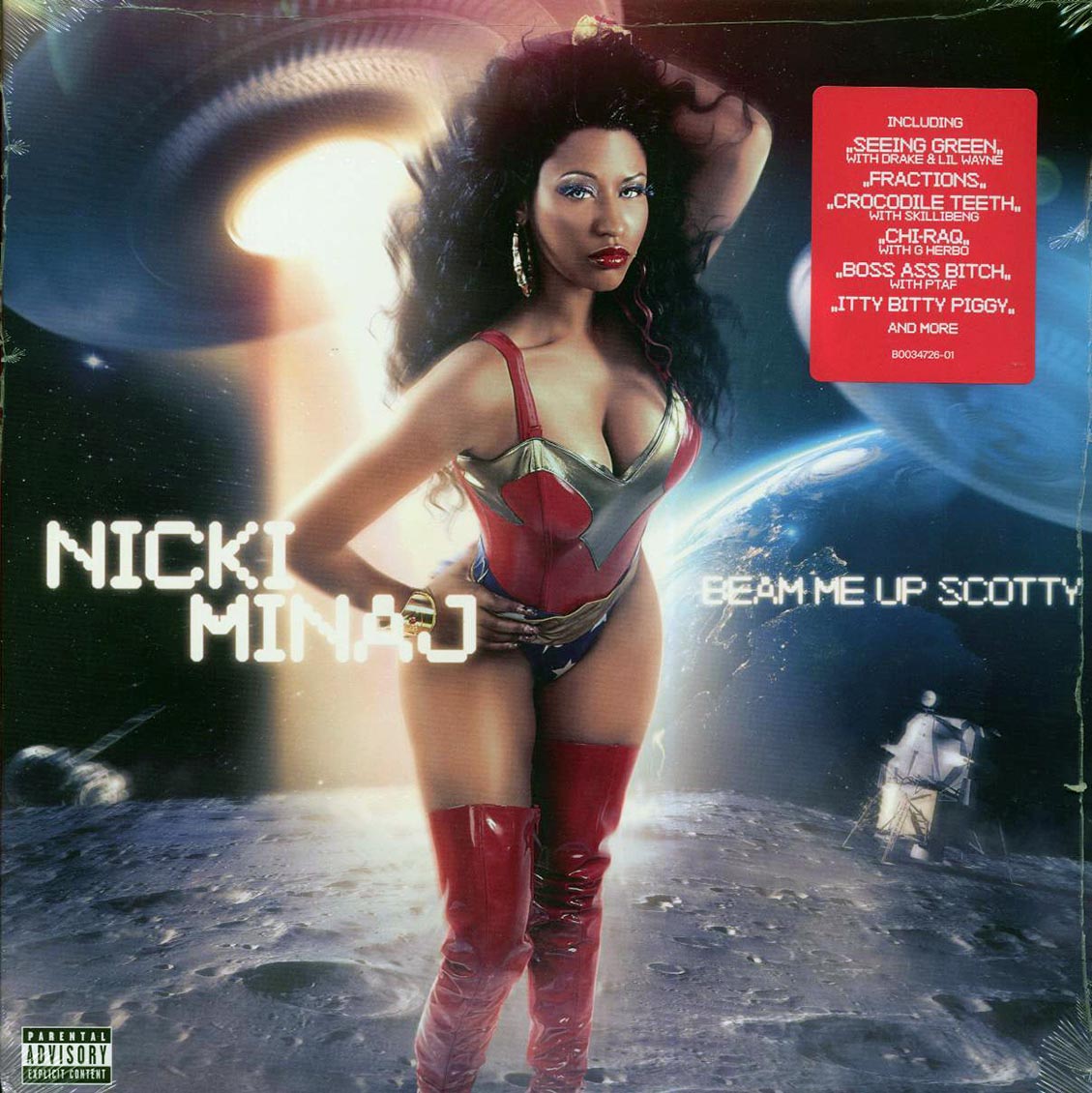Nicki Minaj - Beam Me Up Scotty (2xLP) vinyl LP front cover