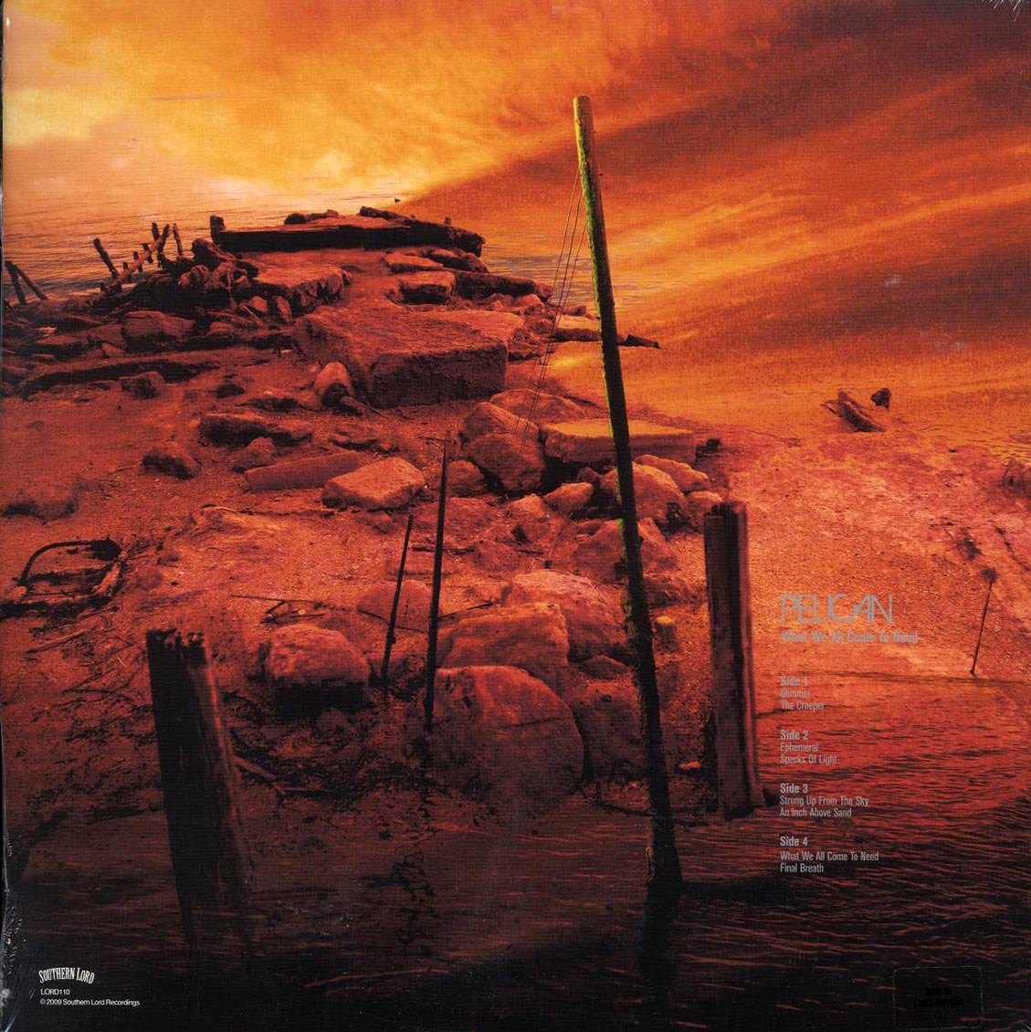 Pelican - What We All Come To Need + Ephemeral (RSD 2025) (ltd. ed.) (3xLP) (grey vinyl) vinyl LP back cover