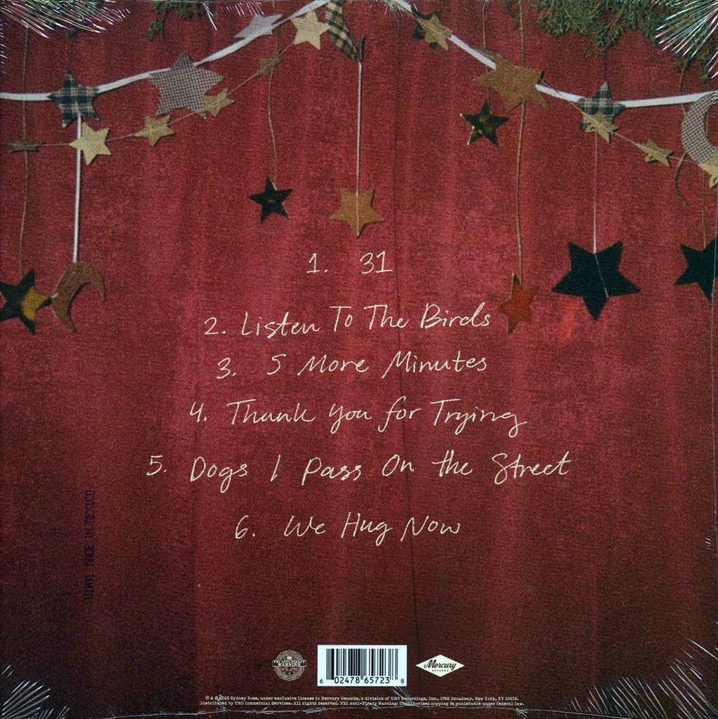 Sydney Rose - I Know What I Want (ltd. ed.) (honey moon vinyl) vinyl LP back cover