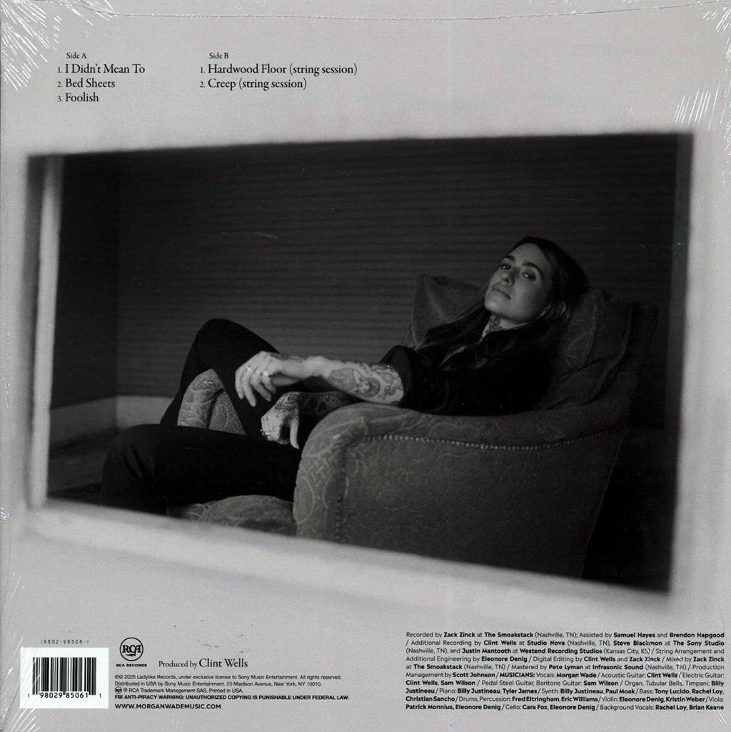 Morgan Wade - The Party Is Over (Last Call) (RSD 2025) (ltd. ed.) (purple vinyl) vinyl LP back cover